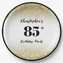 Search for 85th birthday plates Elegant