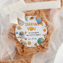 Search for outer space birthday stickers Kids birthday party