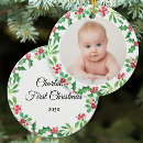 Search for christmas tree decorations Baby's first christmas