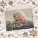 Search for newborn christmas cards Typography