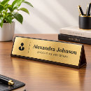 Search for luxury name plates Metallic