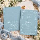 Search for french blue wedding invitations Vintage