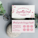 Search for pink loyalty cards Aesthetician