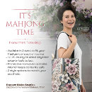 Search for mahjong tiles tote bags Fun
