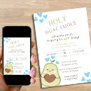 Search for avocado baby shower invitations Holy guacamole