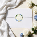 Search for hydrangeas wedding stickers Blue flowers