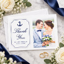 Search for nautical wedding thank you cards Yacht club