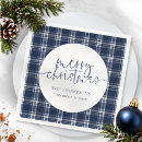 Search for tartan napkins Merry christmas