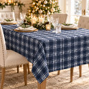Search for blue checkered tablecloths Blue and white