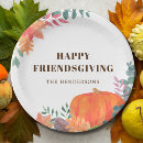 Search for friendsgiving plates Pumpkin