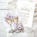 Search for pink champagne wedding invitations Elegant