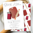 Search for stock the kitchen bridal shower invitations Elegant
