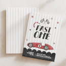 Search for fast one birthday invitations Race car birthday