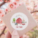 Search for red barn stickers Barnyard birthday