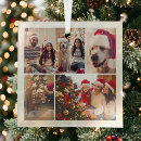 Search for 4 photo christmas tree decorations Collage