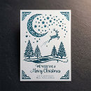 Search for moon christmas cards Vintage