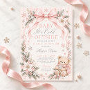 Search for winter baby shower invitations Baby its cold outside