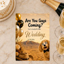 Search for dog wedding invitations Funny