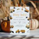 Search for construction zone birthday invitations Excavator