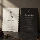 Search for coven invitations Black and white