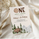 Search for happy birthday invitations One happy camper