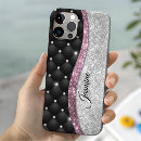 Search for silver and black iphone cases For her
