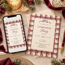 Search for burgundy christmas invitations Dinner party