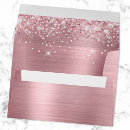 Search for metallic wedding envelopes Glitter