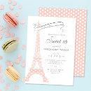 Search for paris sweet 16 invitations Polka dots