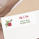 Search for cookie return address labels Red and green
