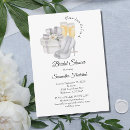 Search for high heel shoes party invitations Bride