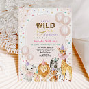 Search for animal baby girl shower invitations Mother to be