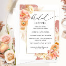 Search for rust bridal shower invitations Elegant