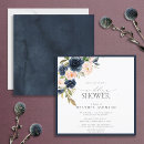 Search for blush and navy blue invitations Flowers
