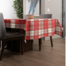 Search for red tartan tablecloths Plaid