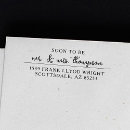 Search for 2 names rubber stamps Two last names