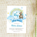 Search for boy teddy bear invitations Clouds