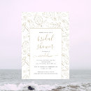 Search for beachy bridal shower invitations Modern