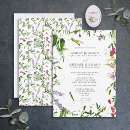 Search for watercolor summer wedding invitations Flowers