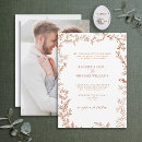 Search for leaf wedding invitations Modern