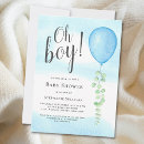 Search for oh boy shower invitations Balloon