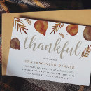 Search for foliage thanksgiving invitations Thankful