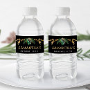 Search for black gold water bottle labels Modern