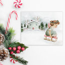 Search for sled christmas cards Vintage