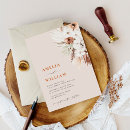 Search for wild flowers invitations Terracotta