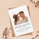 Search for black and white save the date magnets Boho