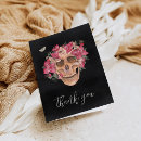 Search for skulls thank you cards Goth