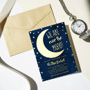 Search for outer space baby shower invitations Moon
