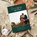 Search for emerald green save the dates Modern