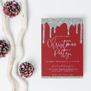 Search for silver christmas invitations Sparkle